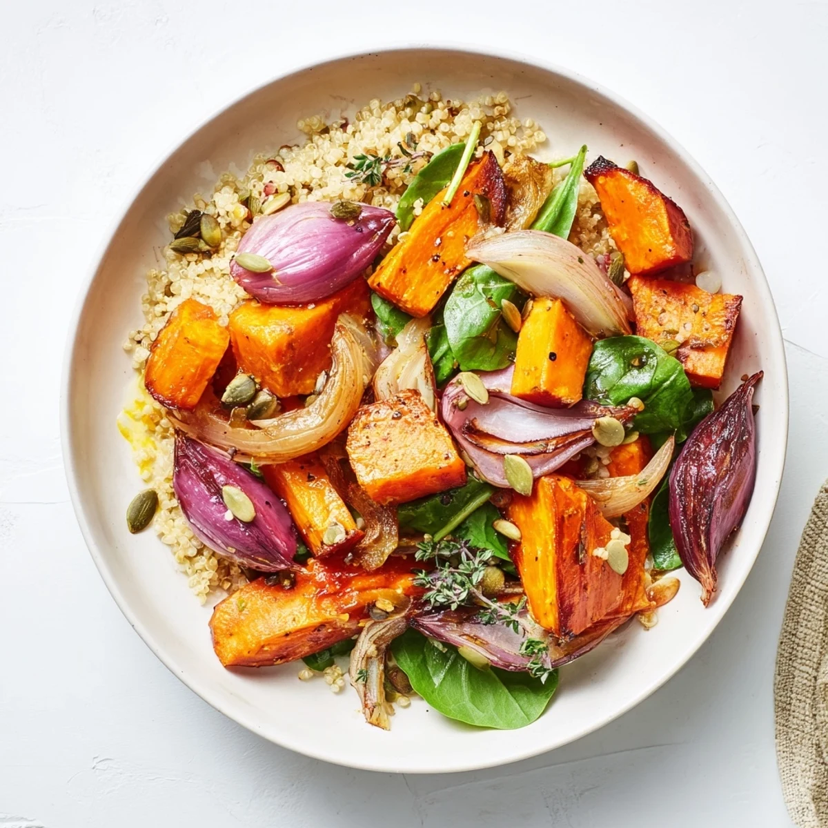 Warm Herb Bowl Roasted Roots