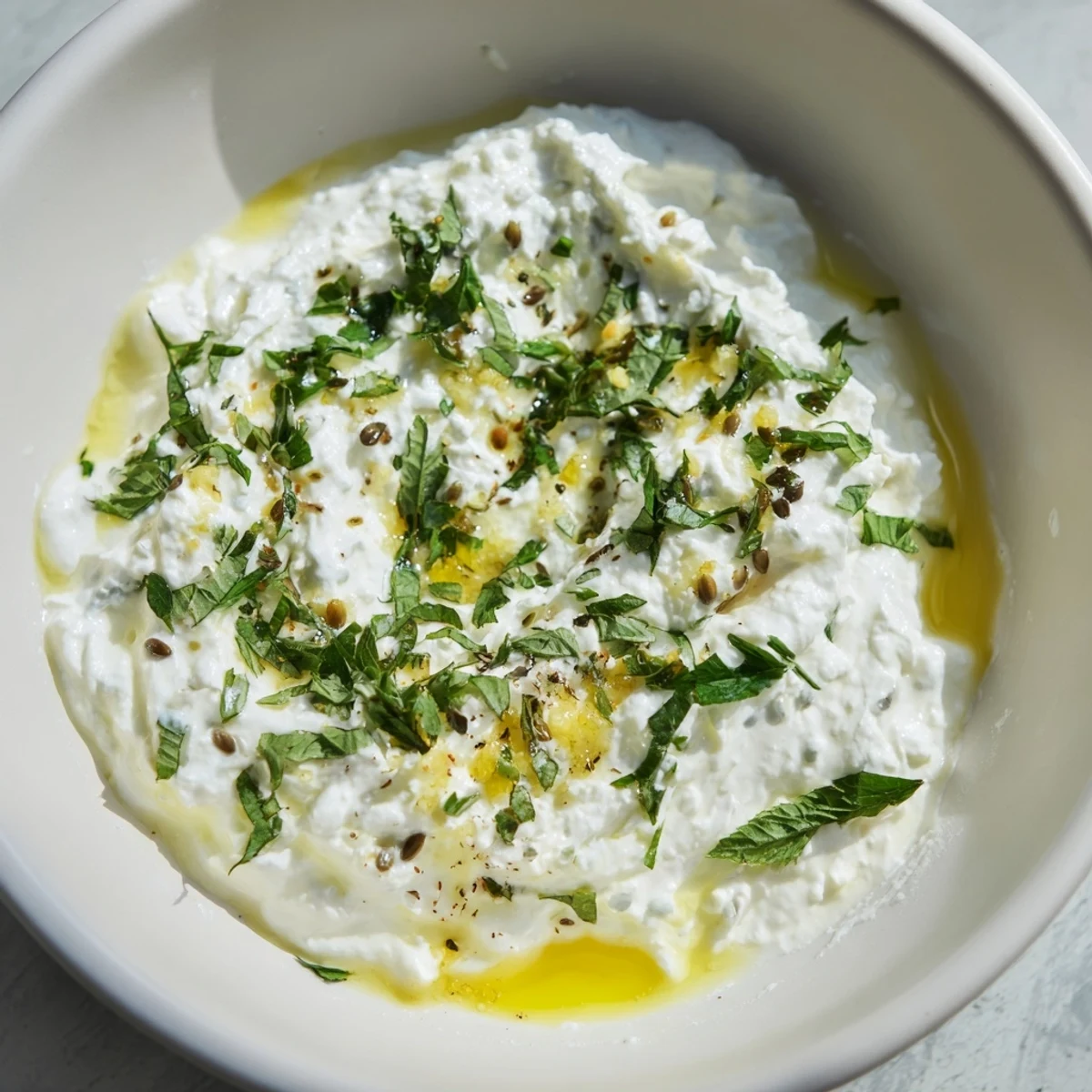 Serve this flavorful Angel Wings Whipped Feta Dip—a smooth, herb-topped dip perfect for entertaining.