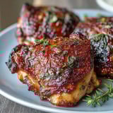 Perfectly juicy dark meat with smoky paprika spices, ready for a quick broil for extra crispiness.