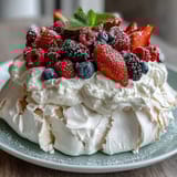 Pavlova Fresh Berries Cream