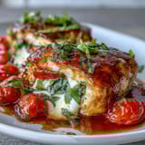 Caprese Stuffed Chicken Breast