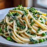 Spring Pasta Lemon Cream Peas