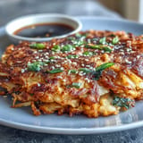 Crispy Cabbage Kimchi Pancakes