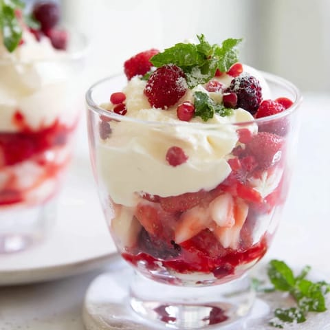 Berry Parfait with Cream