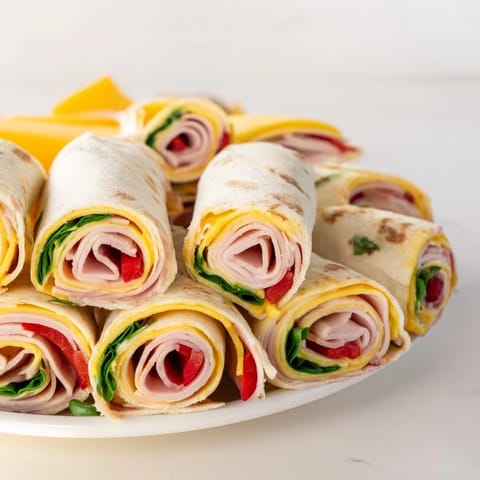 Turkey Provolone Pinwheels