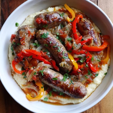 Herb Cozy Skillet Sausage Peppers