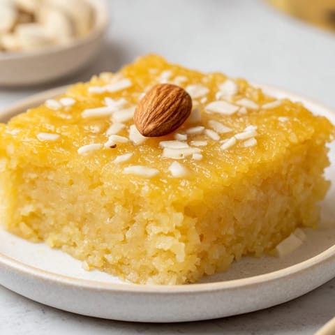 Egyptian Basbousa Coconut