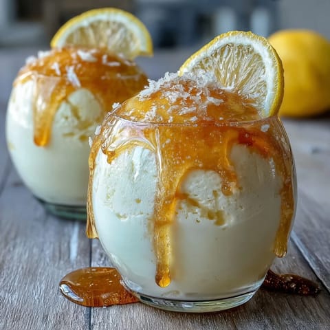 Limoncello Sorbet Float