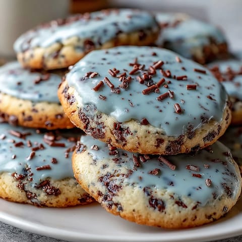 1. Spring cookies: robins egg speckled sugar cookies with pale blue icing and cocoa speckles, perfect for Easter dessert tables.