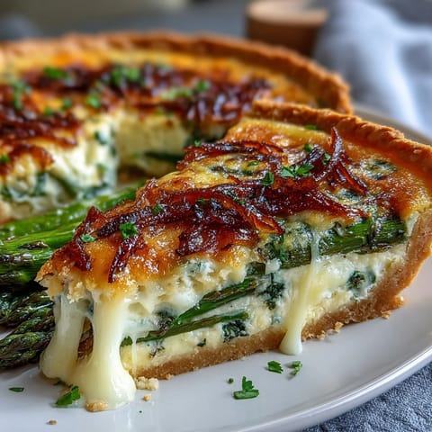 Spring Asparagus Quiche