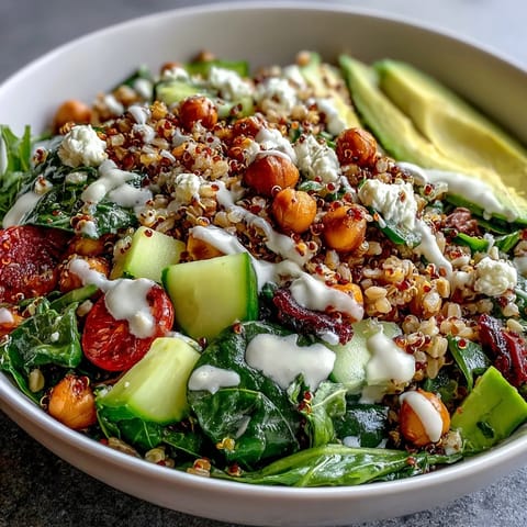 Hearty Ancient Grains Bowl, perfect for a healthy, satisfying lunch or dinner.