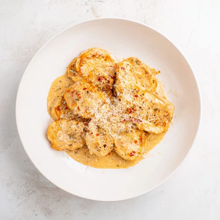 Tender chicken breasts smothered in a rich, flavorful sauce; see the Parmesan snow over this Marry Me Chicken.
