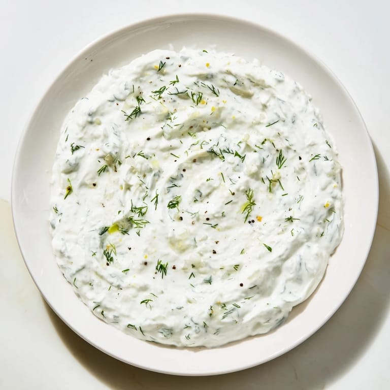 This easy Greek Yogurt Herb Dip in a white bowl pairs perfectly with crisp pita chips and fresh veggies.