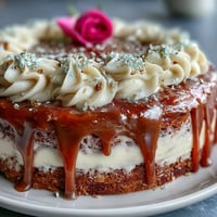 Elegant rosy Bridal Shower Rosé Velvet Cake with shimmering gold drip.